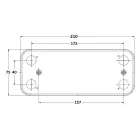 Baymak Baxi Eco3 Luna3 Uyumlu Plaka Eşanjör 16 Plaka 156,5 mm Hrale - 3. görsel