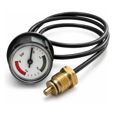 Baymak Duotec Alarko Trendy Uyumlu Manometre Ø 27 mm G1/4 Hortumlu