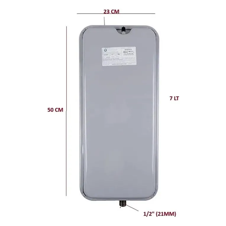 Bosch Condens 2500 GB062 Uyumlu Genleşme Tankı 7 Lt 1/2 Dik Kancalı - 5. görsel