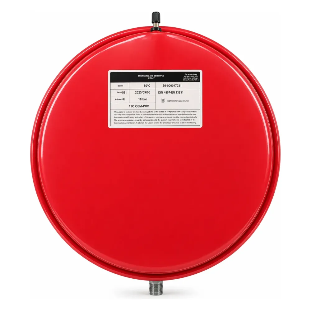 Bosch ECA Buderus Uyumlu Genleşme Tankı 8 Lt 1/2 Bosch ECA Buderus Uyumlu Genleşme Tankı 8 Lt 1/2