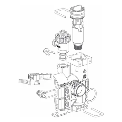 Bosch Gaz 6000 W Buderus U072 Uyumlu Sağ Hidroblok Türbinli Bitron 3