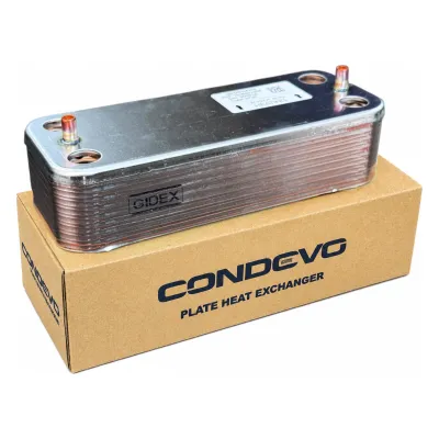 Condevo Plaka Eşanjör 16 Plaka 160 mm - Airfel Eco5 Baymak Eko-5