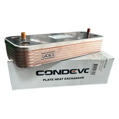 Demirdöküm Neva Atron Uyumlu Condevo Plaka Eşanjör 12 Plaka 166 mm 3