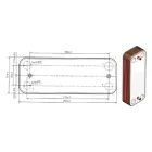 Demirdöküm Neva Atron Uyumlu Condevo Plaka Eşanjör 12 Plaka 166 mm - 4. görsel