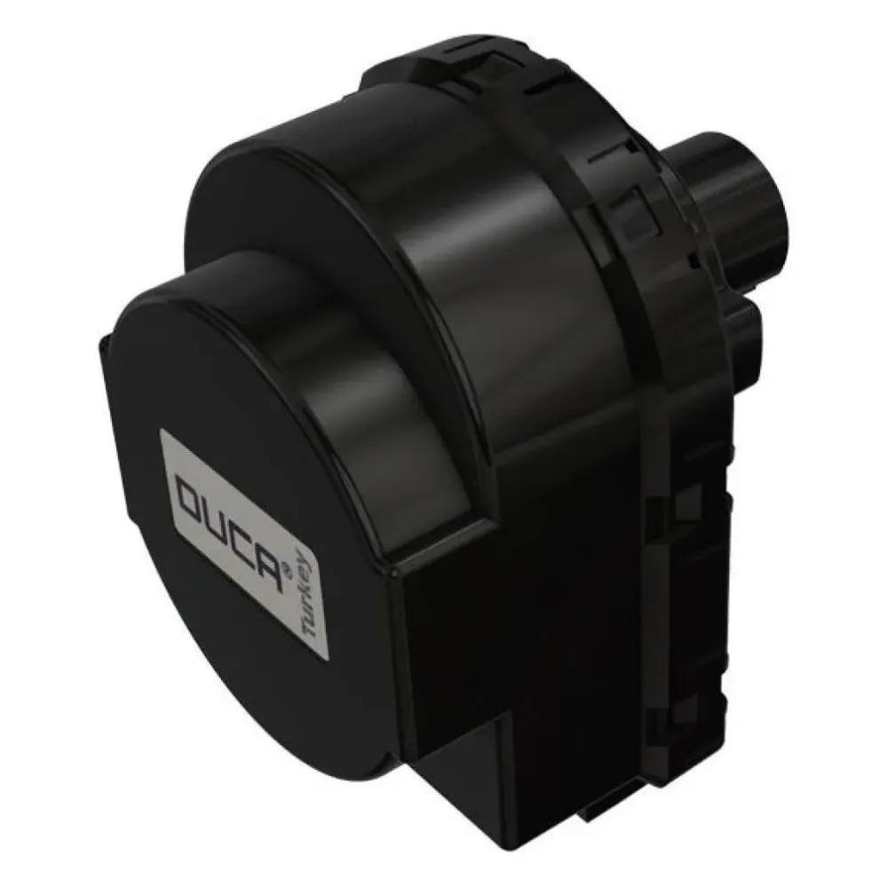 Duca 3 Yollu Vana Motoru Siyah 220 V 7,5 mm 100 N - Standart Uyumlu Duca 3 Yollu Vana Motoru Siyah 220 V 7,5 mm 100 N - Standart Uyumlu