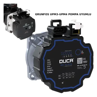 Duca GEX 15-75 FCI PWM Pompa Motoru - Grundfos UPM3, UPM4 Uyumlu