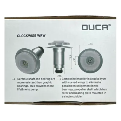 Duca Pompa Rotoru Wilo 15/7, 25/7 Geniş Çark Uyumlu - RS 15/7-3, 25/7 3