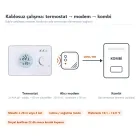 Eca Poly Pure Kablosuz Oda Termostatı On/Off 100W - 3. görsel