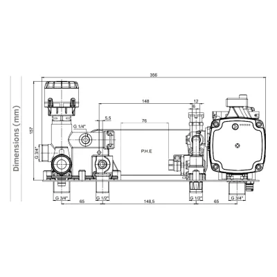 ECA Proteus Uyumlu Sol Hidroblok HB-103 Pakkens 3