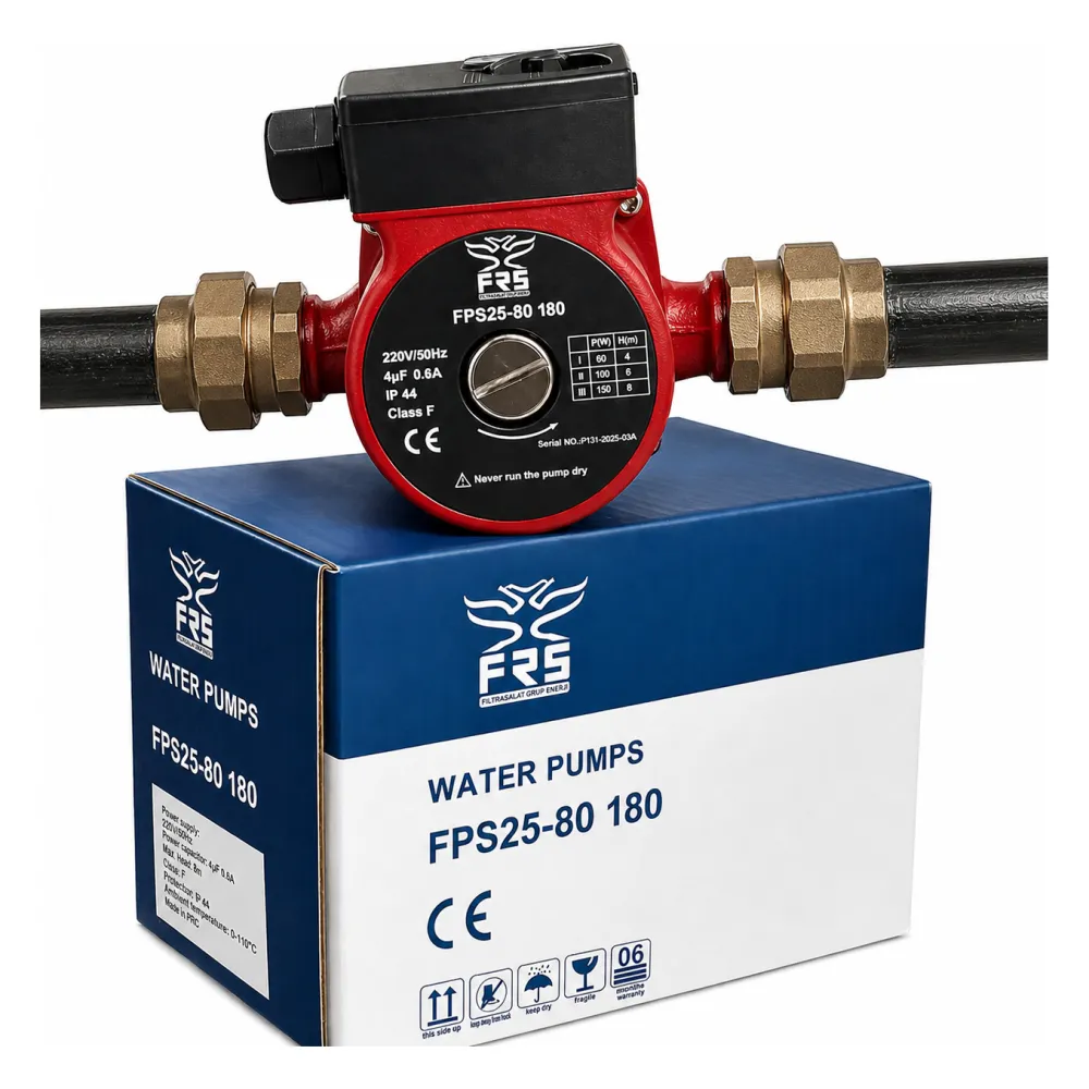 FPS 25-80 Üç Hızlı Sirkülasyon Pompası 180 mm 1 inç - 7. görsel
