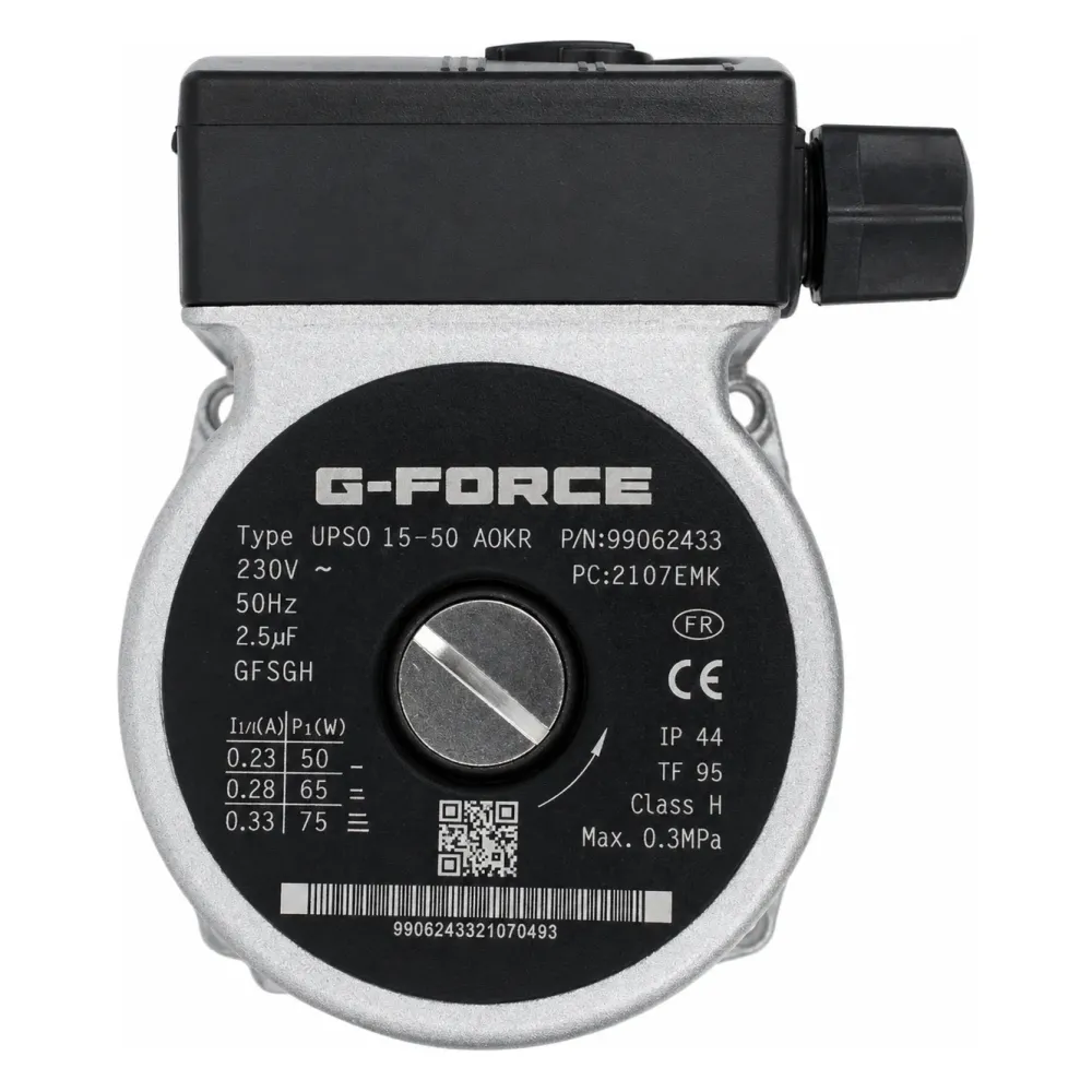 G-Force UPSO 15-50 AOKR Pompa Motoru 75 W - Grundfos Uyumlu G-Force UPSO 15-50 AOKR Pompa Motoru 75 W - Grundfos Uyumlu
