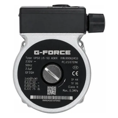 G-Force UPSO 15-50 AOKR Pompa Motoru 75 W - Grundfos Uyumlu