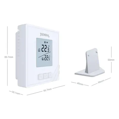 General Life Mitra HT15 RF Kablosuz Oda Termostatı 3