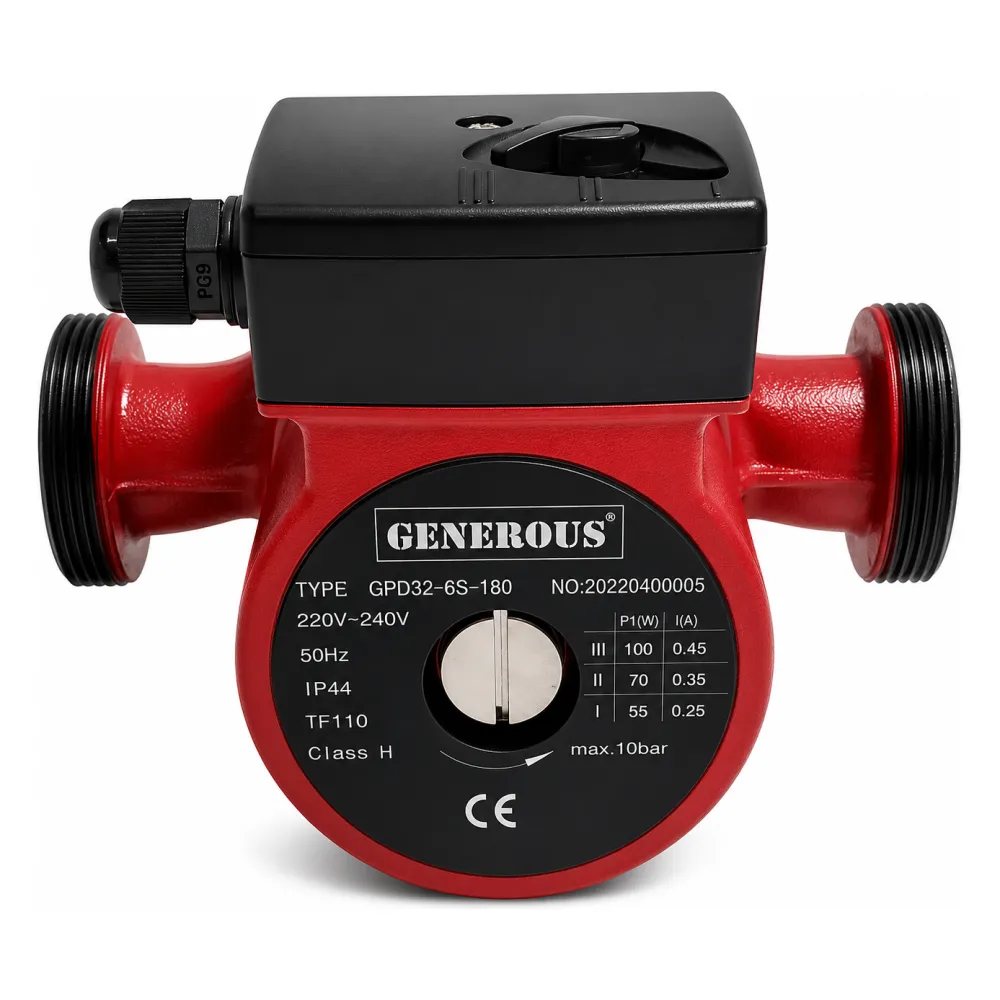 Generous GPD32-6s Sirkülasyon Pompası 180 mm 100 W Generous GPD32-6s Sirkülasyon Pompası 180 mm 100 W