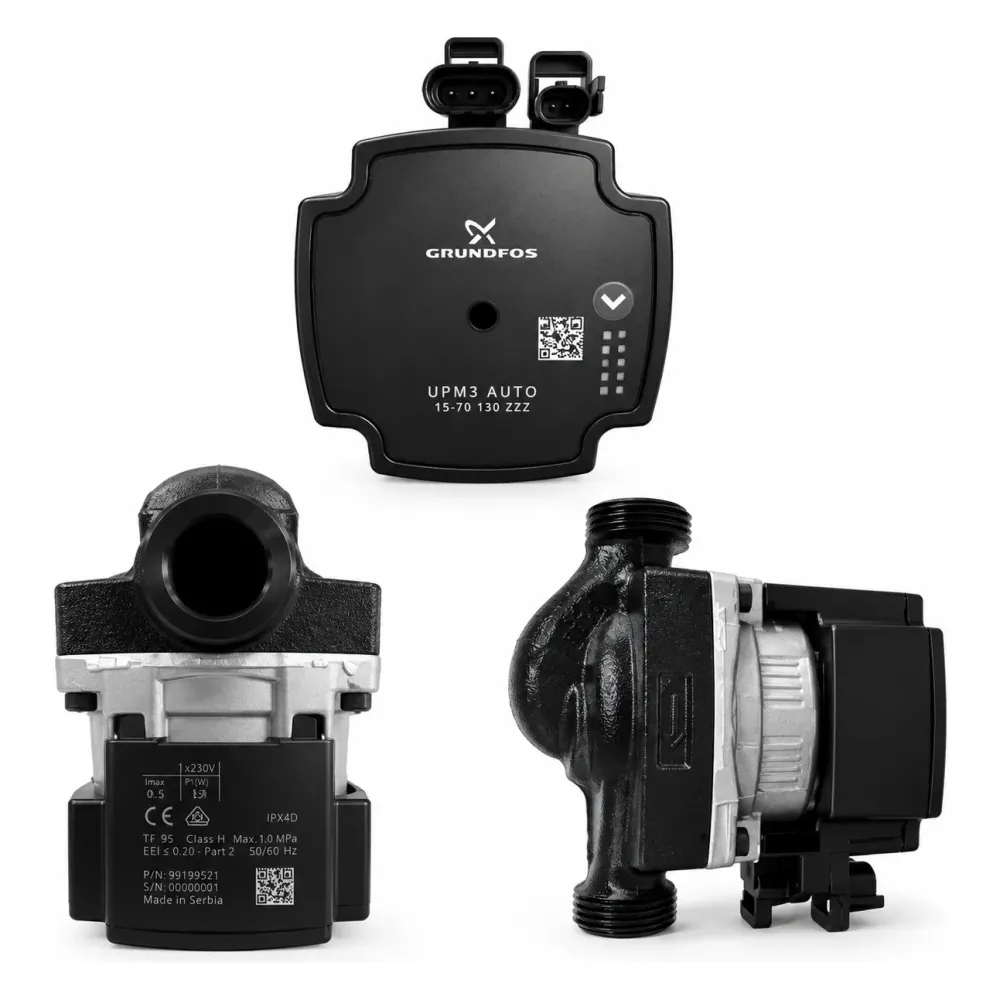 Grundfos Erp Upm 3 15-70 130mm Pompa Frekans Kontrollü Max.56w - 2. görsel