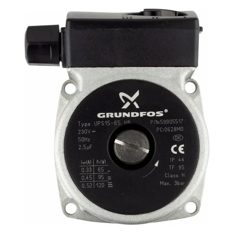 Grundfos UPS 15-65 Pompa Motoru 120 W - 3 Devir - 4. görsel