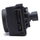 Kombi 3 Yollu Vana Motoru Siyah Kare 220 V 7,5 mm Kalın Soket Bitron - 5. görsel