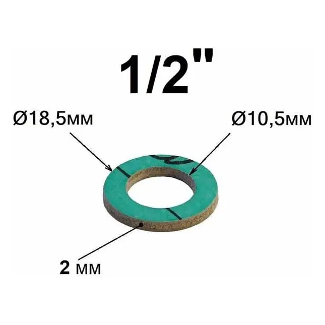 Kombi Conta 1/2 Silindirik 12,30x18,40x2 mm 100 lü Paket Kombi Conta 1/2 Silindirik 12,30x18,40x2 mm 100 lü Paket