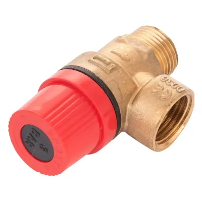 Pakkens 3 Bar Emniyet Ventili Dış Diş 1/2 Erkek - Vidalı Standart