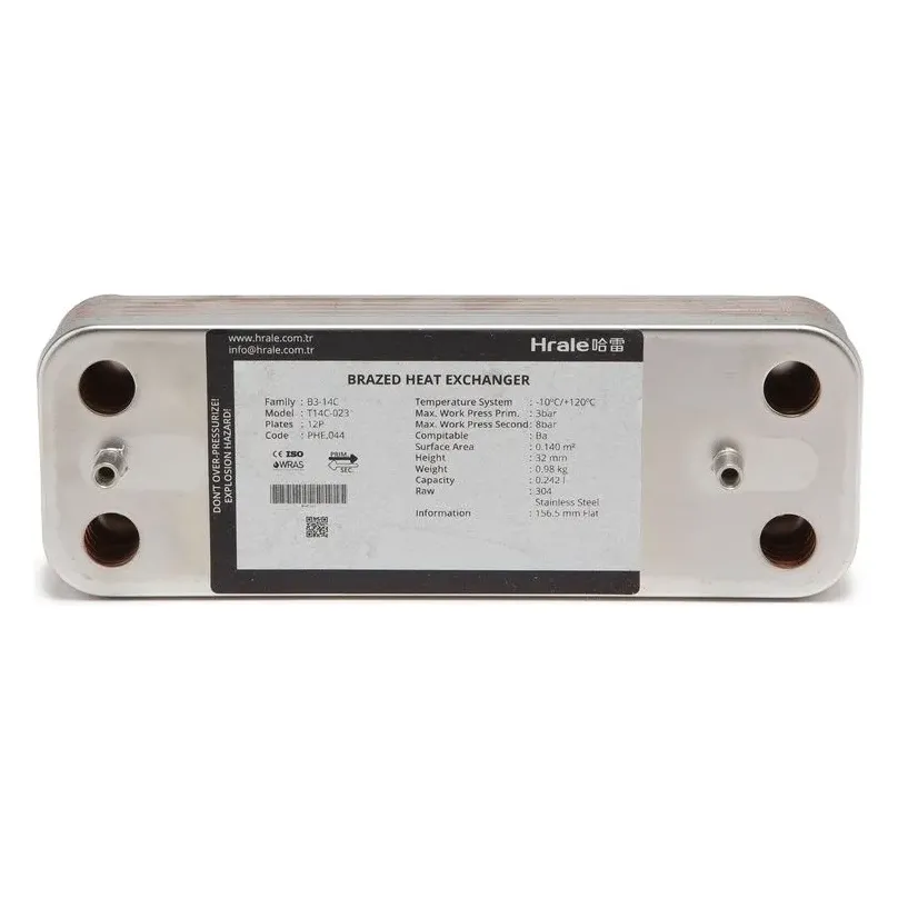Baymak Baxi Eco3 Luna3 Uyumlu Plaka Eşanjör 12 Plaka 156,5 mm Hrale Baymak Baxi Eco3 Luna3 Uyumlu Plaka Eşanjör 12 Plaka 156,5 mm Hrale - 3. görsel