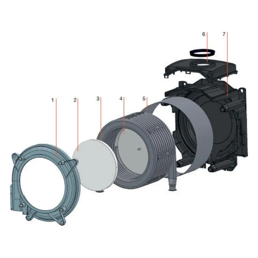 Yoğuşma Ana Eşanjörü 24 kW 182 mm Sağ Çıkış Valmex TR100501101 - 4. görsel