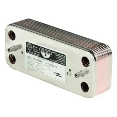 Zilmet Plaka Eşanjör 12 Plaka 148 mm - ECA Confeo Proteus Uyumlu