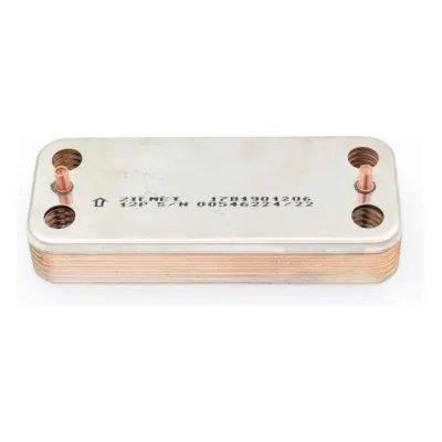 Zilmet Plaka Eşanjör 12 Plaka 154 mm - Alarko Serena Viessmann Uyumlu 3